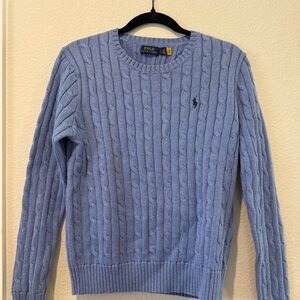 Ralph Lauren Light Blue Cable Knit Sweater